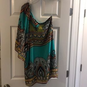 EUC Boutique Dress - one shoulder